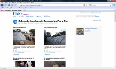 5.2.7 Alojamiento de fotografías (Flickr)