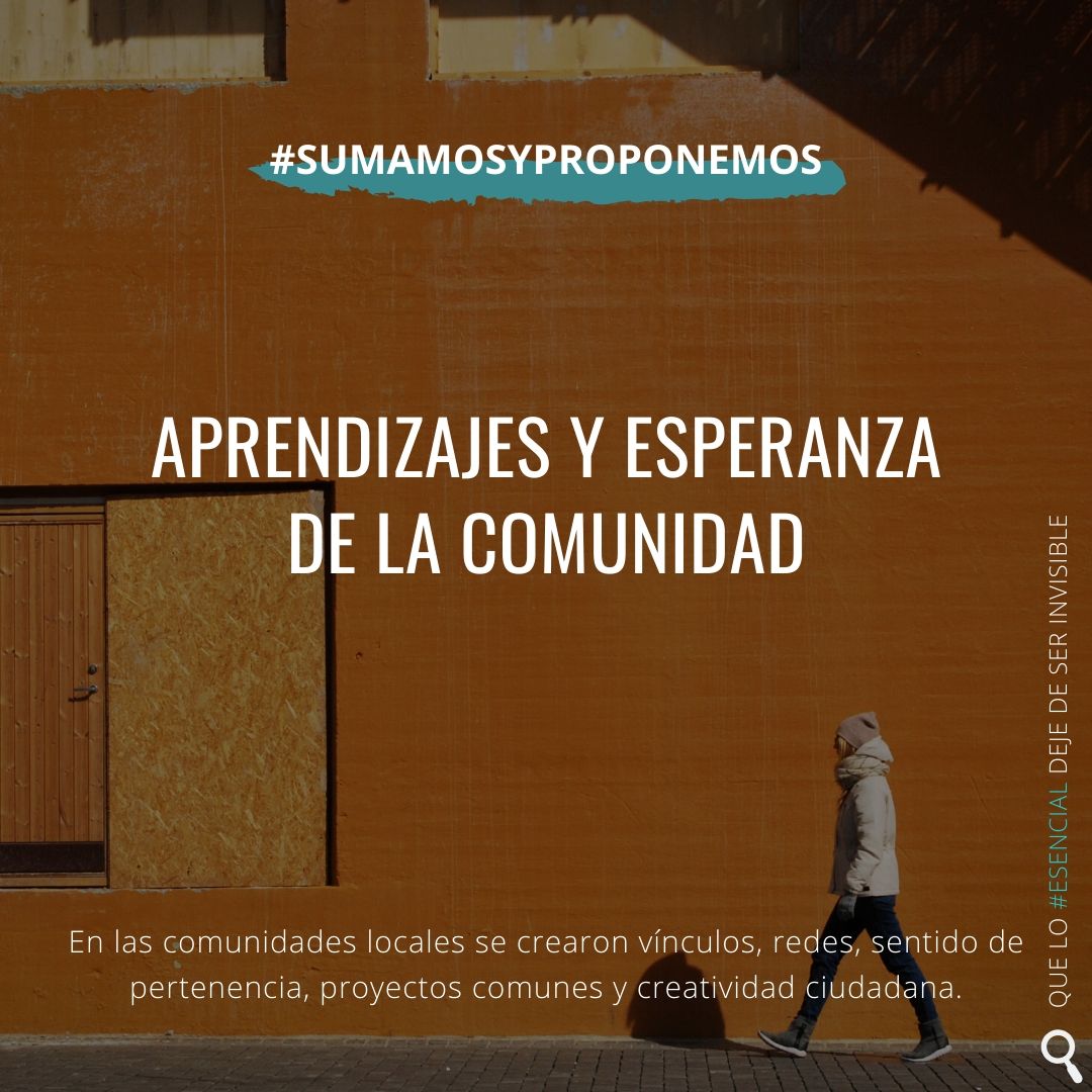 aprendizajes comunidad